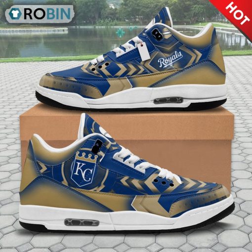 Kansas City Royals Jordan 3 Sneakers