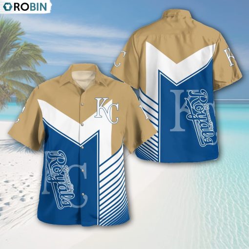 Kansas City Royals Standard AOP Button Shirt, Kansas City Royals Merchandise
