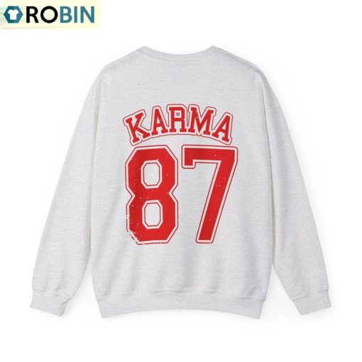 Karma 87 Sweatshirt, Vintage Design Unisex Shirt