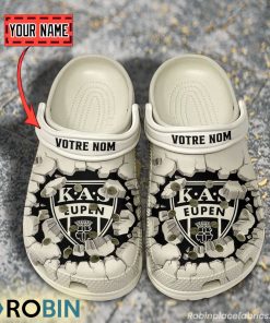 K.A.S. Eupen Break Cracked Hole Design Crocs Shoes