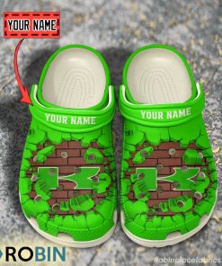 Kawasaki Break Cracked Hole Design Crocs Shoes