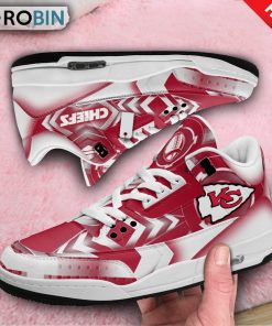 KC Chiefs Jordan 3 Sneakers KC Chiefs Jordan 3 Sneakers