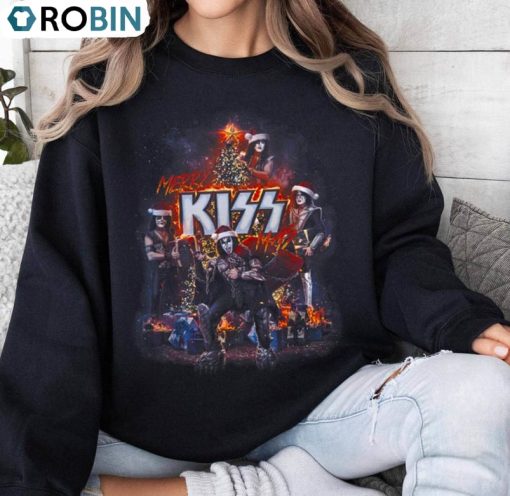 Kiss End Of The Road Shirt, Kissmas Christmas Sweater T-shirt