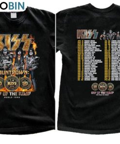 Kiss End Of The Road Shirt, Retro Music Tee Tops Tank Top