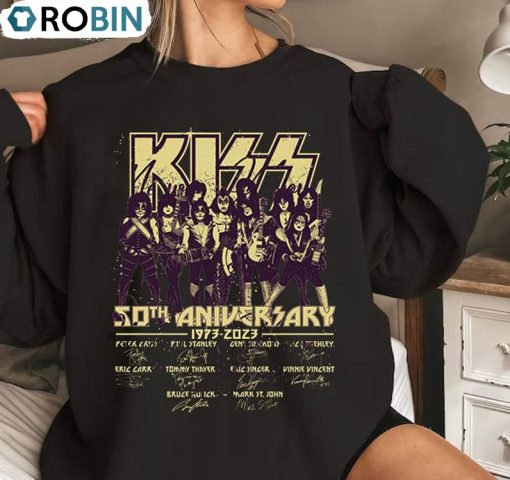 Kiss End Of The Road Shirt, Thank You For The Memories Unisex Hoodie, Sweatshirt