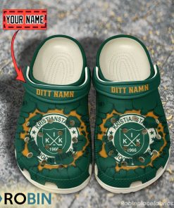 Kristianstads IK Break Cracked Hole Design Crocs Shoes