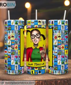 La Toxica 3D Printed Skinny Tumbler, The Toxic Tumbler