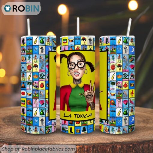 La Toxica 3D Printed Skinny Tumbler, The Toxic Tumbler