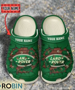 Land Rover Break Cracked Hole Design Crocs Shoes