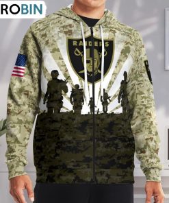 Las Vegas Raiders Camouflage Pattern Hoodie and Zip Hoodie, Raiders Fan Shirt for Sale