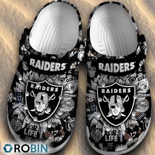Las Vegas Raiders NFL Classic Crocs Shoes