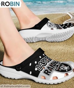 Las Vegas Raiders Trending Style Crocs Shoes, Raiders Merch
