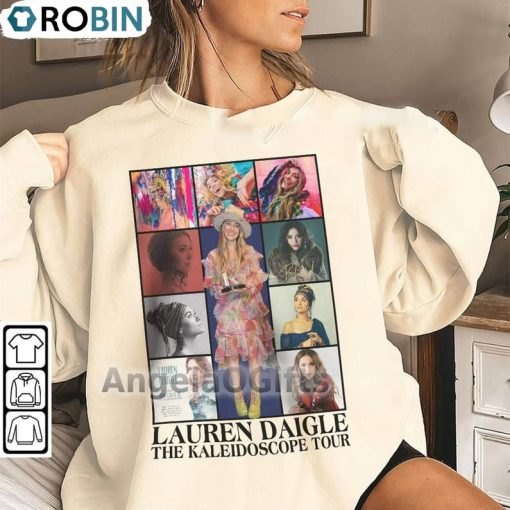 Lauren Daigle Shirt, The Kaleidoscopes Tour 2023 Long Sleeve Unisex Hoodie