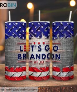 Let’s Go Brandon FJB 3D Printed Skinny Tumbler, Trump Tumbler