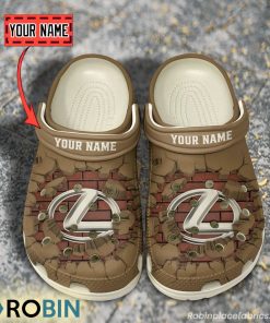 Lexus Break Cracked Hole Design Crocs Shoes