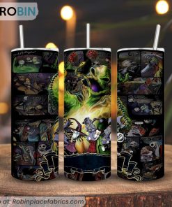 Lock Shock And Barrel Oogie Boogie 3D Printed Skinny Tumbler, Nightmare Before Christmas Tumbler
