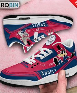 Los Angeles Angels Bugs Bunny Custom Jordan 3 Sneakers