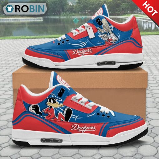 Los Angeles Dodgers Bugs Bunny Jordan 3 Sneakers