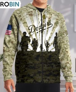Los Angeles Dodgers Camouflage Pattern Hoodie and Zip Hoodie, Los Angeles Dodgers Merchandise