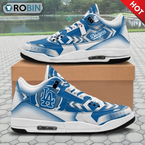 Los Angeles Dodgers Jordan 3 Sneakers