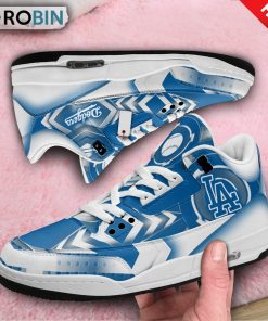Los Angeles Dodgers Jordan 3 Sneakers