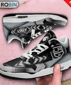 Los Angeles Kings Jordan 3 Sneakers