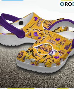 Los Angeles Lakers Basketball 3D Print Classic Crocs for Men and Women Kids, Lakers Shoes Los Angeles Lakers Basketball 3D Print Classic Crocs for Men and Women Kids, Lakers Shoes