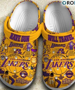 Los Angeles Lakers Basketball Club Team Crocband Comfortable Shoes Crocs Kids, Los Angeles Lakers Fan Gears
