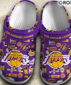 Los Angeles Lakers NBA Basketball 3D Printed Classic Crocs Shoes and Kids, Los Angeles Lakers Gifts