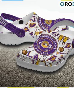 Los Angeles Lakers NBA Classic Crocs Shoes, Lakers Gifts for Fans