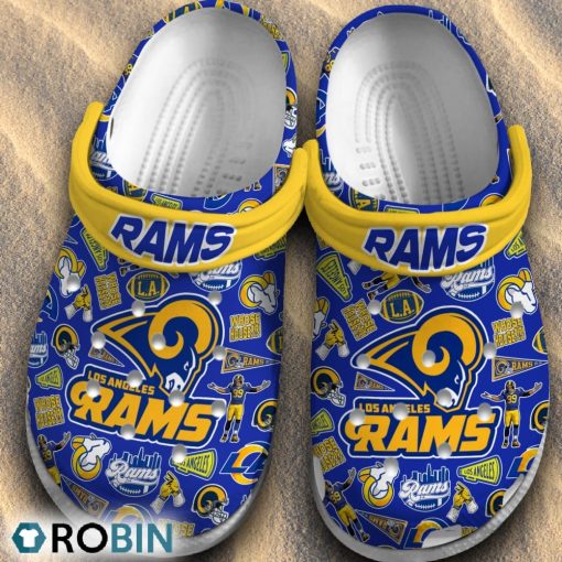 Los Angeles Rams NFL 3D Printed Classic Crocs