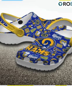 Los Angeles Rams NFL 3D Printed Classic Crocs