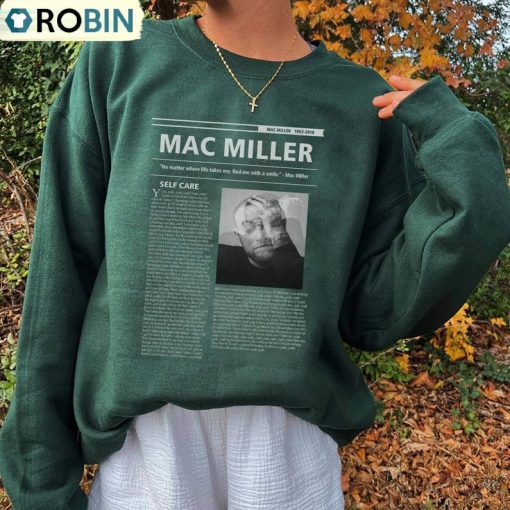 Mac Miller Sweatshirt, Mac Swimming Hip Hop Unisex Shirt