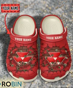 Massey Ferguson Break Cracked Hole Design Crocs Shoes