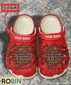 McLaren Break Cracked Hole Design Crocs Shoes