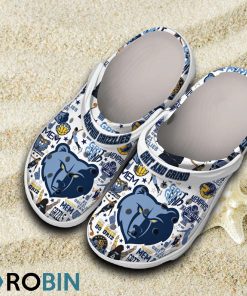 Memphis Grizzlies Basketball team NBA Classic Crocs Shoes, Memphis Grizzlies Fan Gears