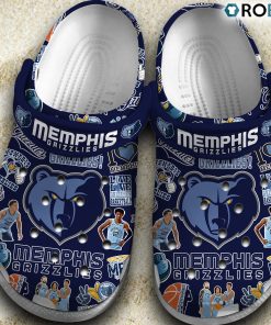 Memphis Grizzlies NBA Basketball Classic Crocs Shoes, Grizzlies Merchandise