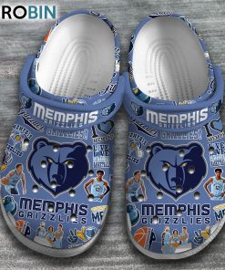 Memphis Grizzlies NBA Basketball Classic Crocs Shoes, Grizzlies Unique Gifts