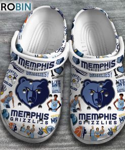 Memphis Grizzlies NBA Basketball Classic Crocs Shoes, Memphis Grizzlies Footwear