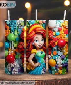 Merida Princess Balloons 3D 3D Printed Skinny Tumbler