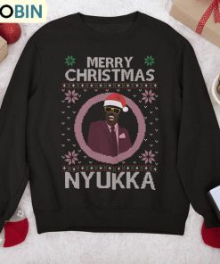 Merry Christmas Nuka Shirt, Merry Christmas Nyukka Santa Hat Unisex Hoodie Tee Tops