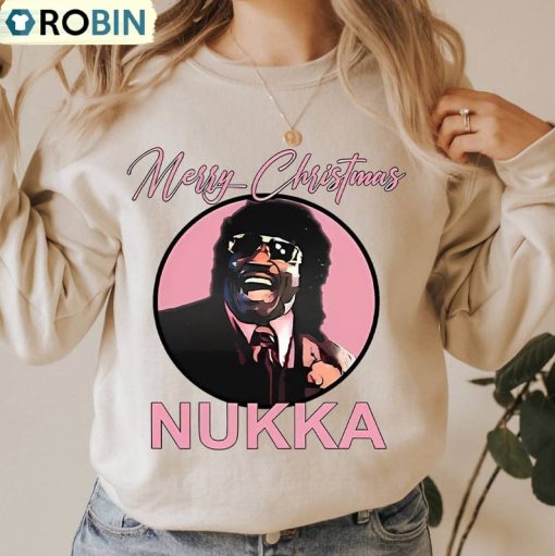 Merry Christmas Nukka Trendy Shirt, Christmas Nukka Funny Tee Tops Sweater