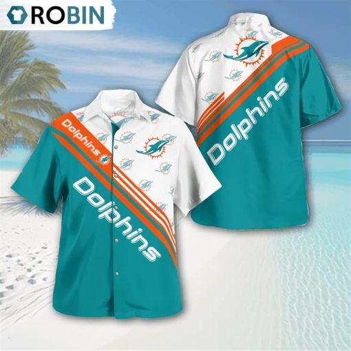 Miami Dolphins Standard Paradise Hawaiian Shirt, Miami Dolphins Fan Shirt