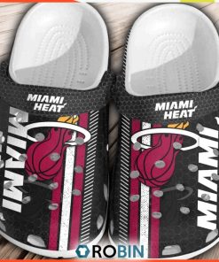 Miami Heat Basketball Club Crocband Shoes Comfortable Clogs For Men Women, Heat Merchandise