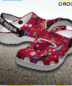 Miami Heat NBA Classic Crocs Shoes, Heat Footwear