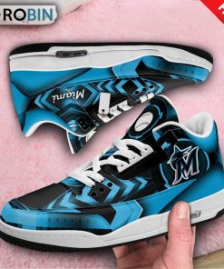 Miami Marlins Jordan 3 Sneakers