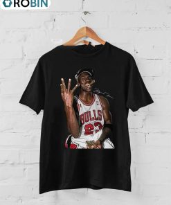 Michael Jordan Basketball Shirt, Basketball Chicago Bulls Tee Tops T-shirt