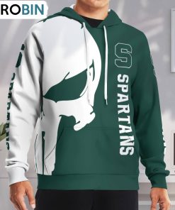 Michigan State Spartans Punisher Skull Hoodie and Zip Hoodie, Michigan State Spartans Fan Shirt
