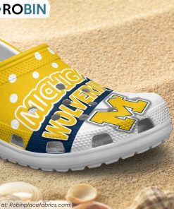 Michigan Wolverines Trending Style Crocs Shoes, Michigan Wolverines Gifts for Fans