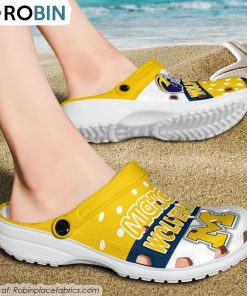 Michigan Wolverines Trending Style Crocs Shoes, Michigan Wolverines Gifts for Fans